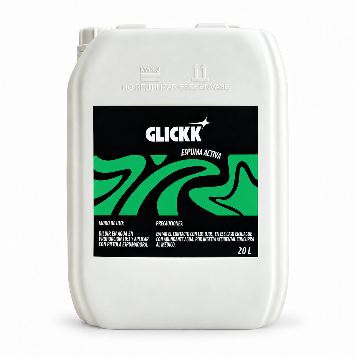 Espuma activa Glickk